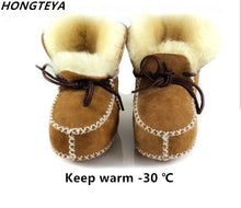 sheepskin Winter boots